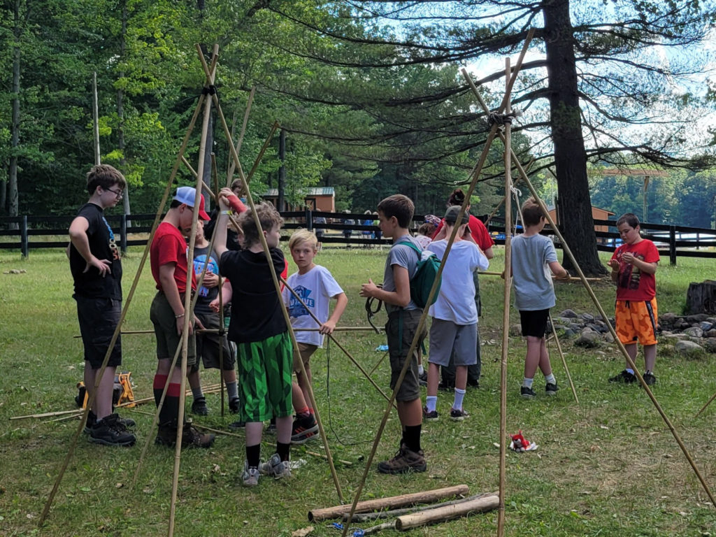 Troop 109 at DBarA in 2022 Photo by Ken Ohr
