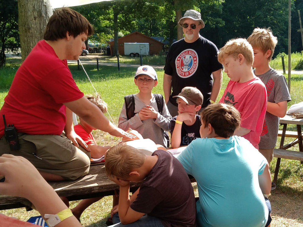 Troop 109 at DBarA in 2022 Photo by Ken Ohr