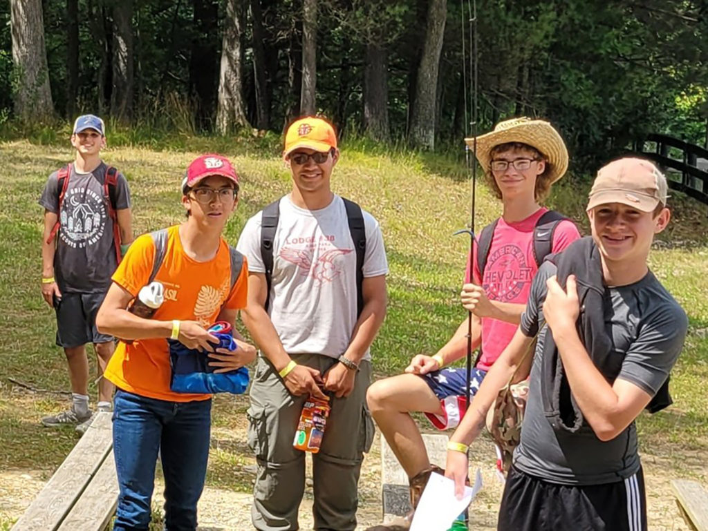 Troop 109 at DBarA in 2022 Photo by Ken Ohr