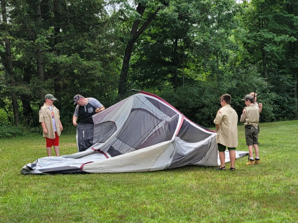 Troop 109 at DBarA in 2022 Photo by Ken Ohr
