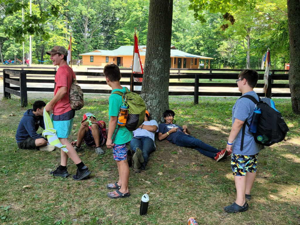 Troop 109 at DBarA in 2022 Photo by Ken Ohr