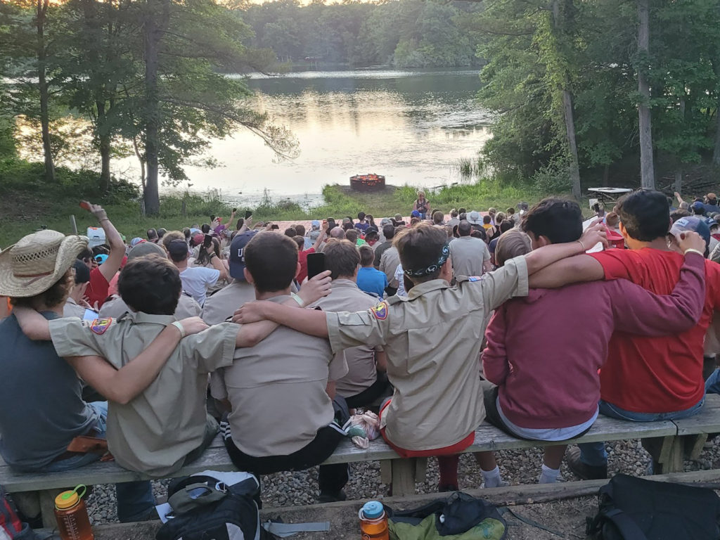 Troop 109 at DBarA in 2022 Photo by Ken Ohr