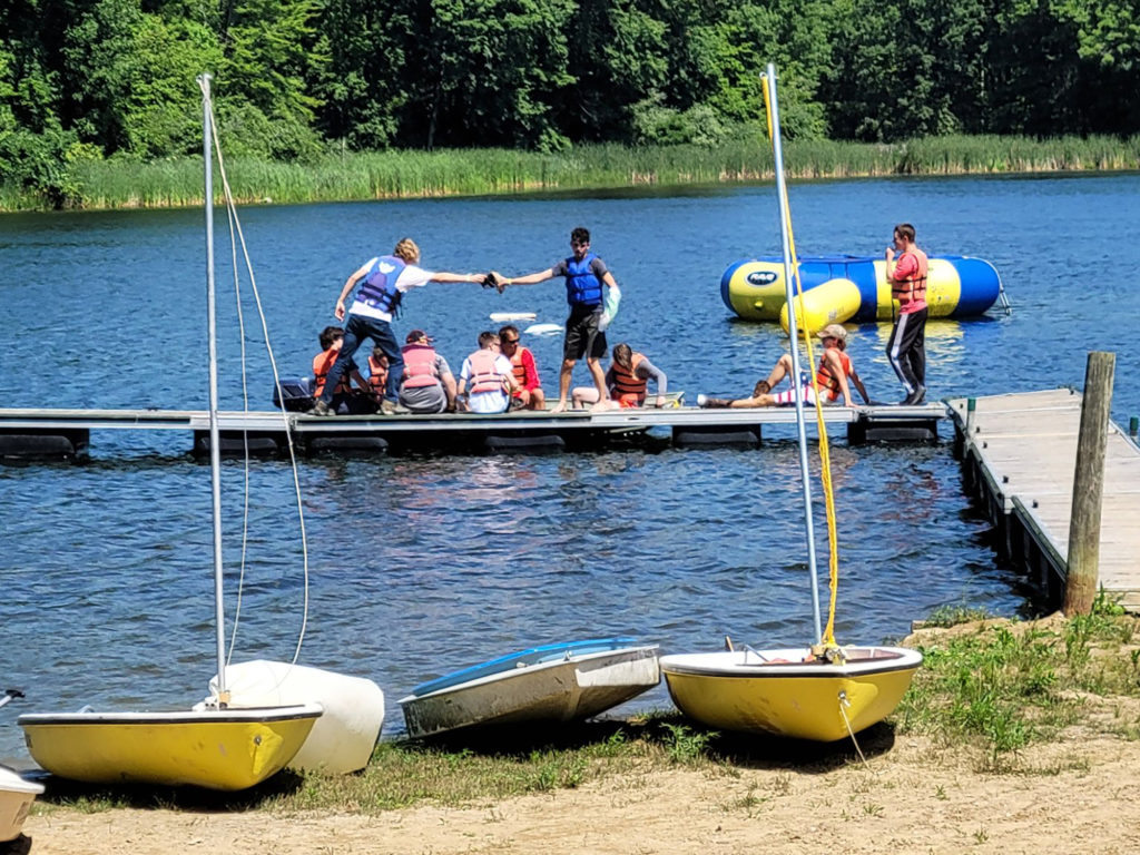 Troop 109 at DBarA in 2022 Photo by Ken Ohr