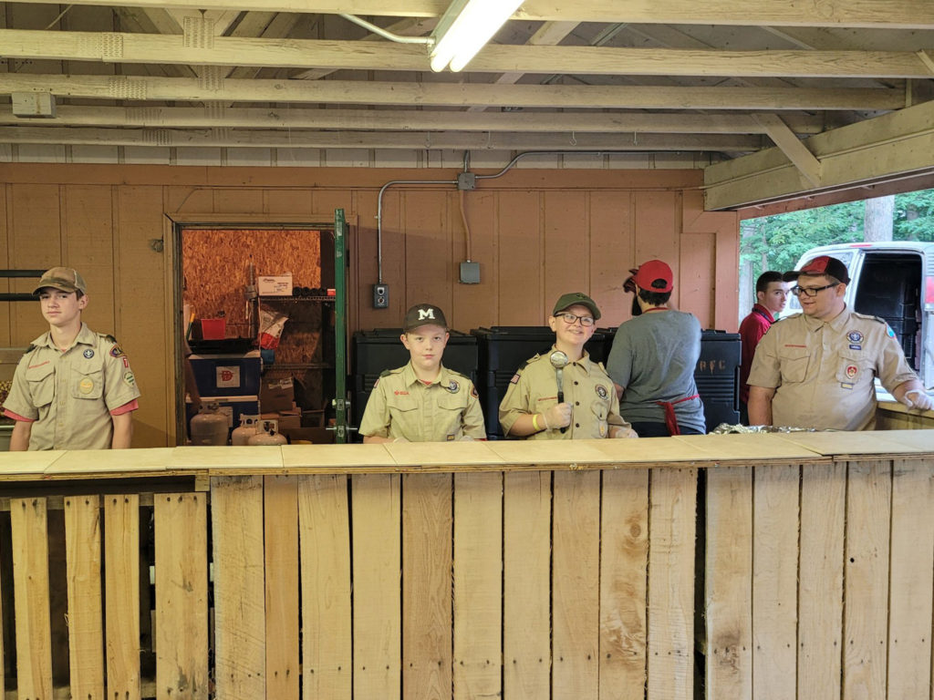 Troop 109 at DBarA in 2022 Photo by Ken Ohr