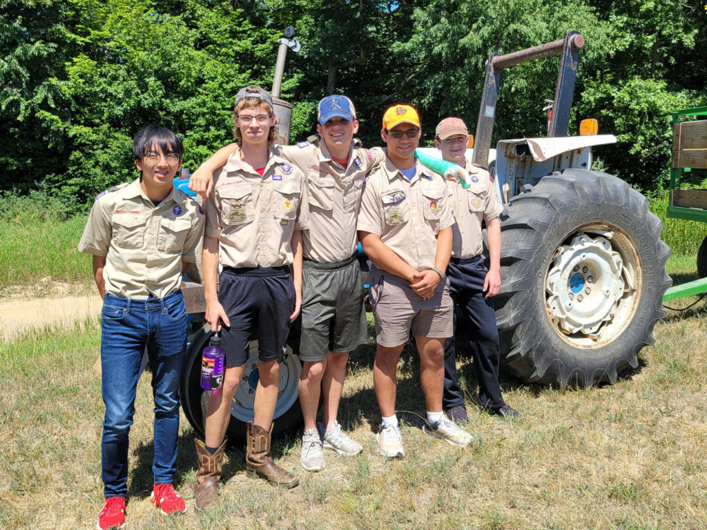 Troop 109 at DBarA in 2022 Photo by Ken Ohr