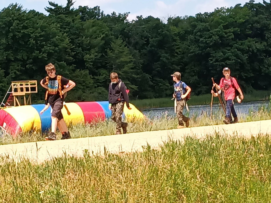 Troop 109 at DBarA in 2022 Photo by Ken Ohr